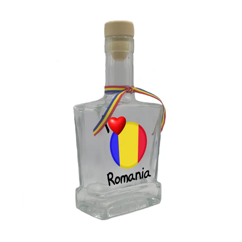I love romania, sticla cu mesaj plata, 250 ml, model divgs179 07